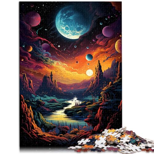 1000-teiliges Puzzle für Erwachsene Planet Familienunterhaltungsspielzeug Lernspiel für Geburtstag Weihnachten für Teenager ab 14 Jahren 50x75cm 1000-teiliges Puzzle für Erwachsene Planet Familienunterhaltungsspielzeug Lernspiel für Geburtstag Weihnachten für Teenager ab 14 Jahren 50x75cm von BBVNFLIR