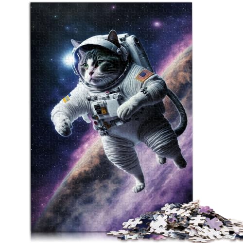 1000-teiliges Puzzle für Erwachsene Weltraumkatze Lernpuzzle EIN Kunstwerk für Teenager ab 14 Jahren 50x75cm 1000-teiliges Puzzle für Erwachsene Weltraumkatze Lernpuzzle EIN Kunstwerk für Teenager ab 14 Jahren 50x75cm von BBVNFLIR