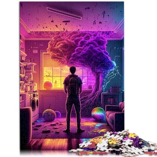 Puzzle für Erwachsene 1000 Teile Zeitraffer anspruchsvolles Spiel Wanddekoration einzigartige Geburtstags Teenager ab 14 Jahren 50x75cm von BBVNFLIR