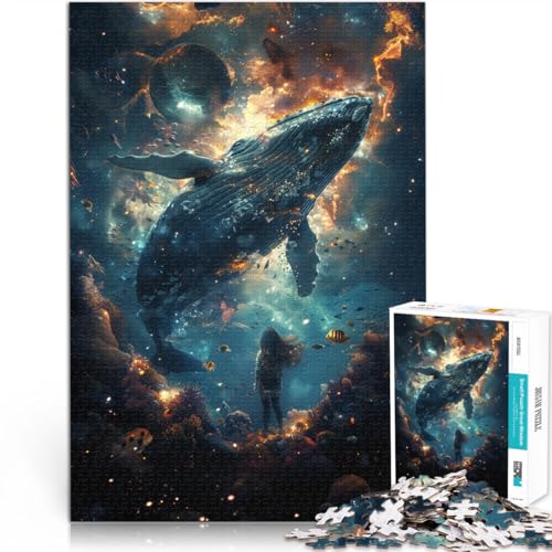 Puzzle für Erwachsene 1000 Teile Fantasie-Wal das Puzzle Herausforderung für die Gehirnintelligenz süchtig machendes Spielzeug für Teenager ab 14 Jahren 50x75cm Puzzle für Erwachsene 1000 Teile Fantasie-Wal das Puzzle Herausforderung für die Gehirnintelligenz süchtig machendes Spielzeug für Teenager ab 14 Jahren 50x75cm von BBVNFLIR