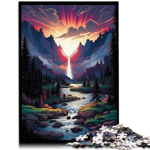 1000-teiliges Puzzle für Erwachsene Yellowstone-Nationalpark USA Quizspiel Künstlersammlung Bildende Kunst für Jugendliche ab 14 Jahren 50x75cm 1000-teiliges Puzzle für Erwachsene Yellowstone-Nationalpark USA Quizspiel Künstlersammlung Bildende Kunst für Jugendliche ab 14 Jahren 50x75cm von BBVNFLIR
