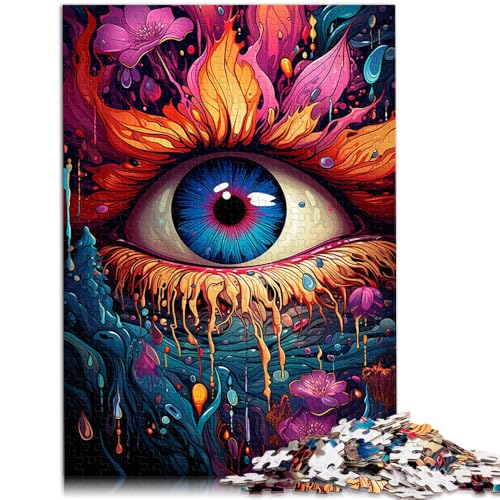 Puzzle für Erwachsene 1000 Teile psychedelische Malerei Augen Spielspielzeug für die Familie Geschenk Geburtstagsgeschenk geeignet für und Jugendliche ab 14 Jahren 50x75cm Puzzle für Erwachsene 1000 Teile psychedelische Malerei Augen Spielspielzeug für die Familie Geschenk Geburtstagsgeschenk geeignet für und Jugendliche ab 14 Jahren 50x75cm von BBVNFLIR