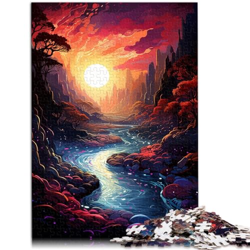 Puzzle mit 1000 Teilen Erwachsene Das Red River-Puzzle zur Heimdekoration ganze Familie Geeignet Kinder und Jugendliche ab 14 Jahren 50x75cm Puzzle mit 1000 Teilen Erwachsene Das Red River-Puzzle zur Heimdekoration ganze Familie Geeignet Kinder und Jugendliche ab 14 Jahren 50x75cm von BBVNFLIR
