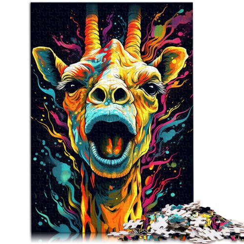 Puzzle mit 1000 Teilen Erwachsene Giraffe Denkspiel Jedes Teil ist einzigartig – anspruchsvolles unterhaltsames Familienspiel Geeignet Jugendliche ab 14 Jahren 50x75cm von BBVNFLIR