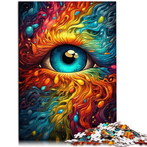 Puzzle mit 1000 Teilen Erwachsene zum Ausmalen der Augen Denksportaufgabe zum Stressabbau den Urlaub zu Hause und zum Zeitvertreib und Jugendliche ab 14 Jahren 26x38cm von BBVNFLIR