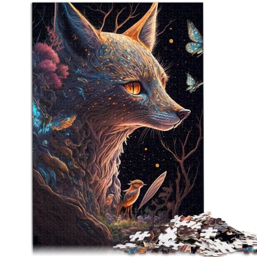 Puzzle mit 1000 Teilen für Erwachsene „Spirits of Nature“ Denkspiel Stressabbau Urlaub zu Hause Zeitvertreib für Teenager ab 14 Jahren 26x38cm von BBVNFLIR