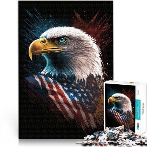Puzzle mit 1000 Teilen für Erwachsene Adlerkopf entspannendes intellektuelles Lernspielzeug zum Stressabbau für Jugendliche ab 14 Jahren 26x38cm Puzzle mit 1000 Teilen für Erwachsene Adlerkopf entspannendes intellektuelles Lernspielzeug zum Stressabbau für Jugendliche ab 14 Jahren 26x38cm von BBVNFLIR