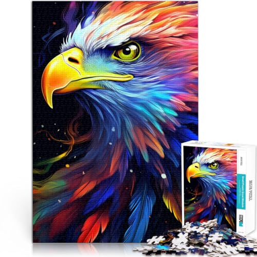 Puzzle mit 1000 Teilen für Erwachsene Art Eagle – Denkspiel Jedes Teil ist einzigartig – anspruchsvolles Familienspiel für Teenager ab 14 Jahren 26x38cm von BBVNFLIR