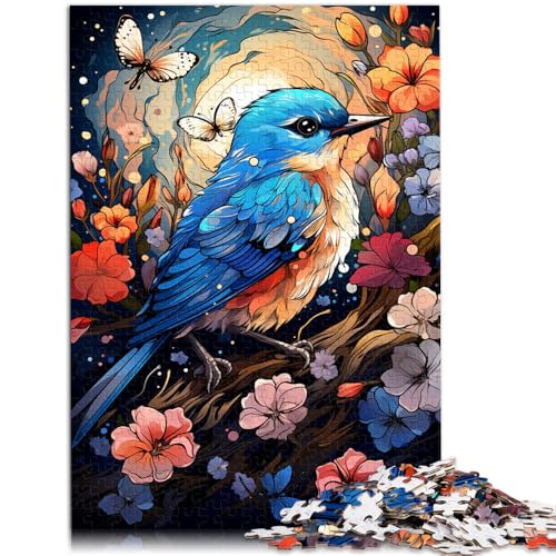 Puzzle mit 1000 Teilen für Erwachsene Blauvogel und Blumen Denkspiel zum Stressabbau schwierige Herausforderung für Teenager ab 14 Jahren 26x38cm Puzzle mit 1000 Teilen für Erwachsene Blauvogel und Blumen Denkspiel zum Stressabbau schwierige Herausforderung für Teenager ab 14 Jahren 26x38cm von BBVNFLIR