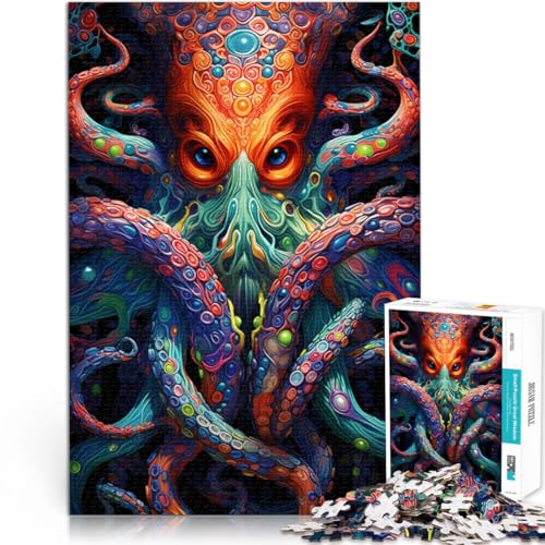 Puzzle mit 1000 Teilen für Erwachsene Bunte Otter Das Denkspiel ganze Familie Geeignet für Kinder und Jugendliche ab 14 Jahren 50x75cm von BBVNFLIR