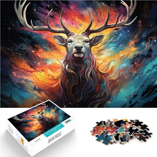 Puzzle mit 1000 Teilen für Erwachsene Das Denkspiel „Elch malen ganze Familie und für Teenager ab 14 Jahren 26x38cm Puzzle mit 1000 Teilen für Erwachsene Das Denkspiel „Elch malen ganze Familie und für Teenager ab 14 Jahren 26x38cm von BBVNFLIR