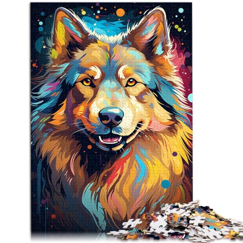 Puzzle mit 1000 Teilen für Erwachsene Fantasie-Puzzle mit deutschem Schäferhund Denkspiel tolles Geschenk für Spiele für Teenager ab 14 Jahren 26x38cm von BBVNFLIR