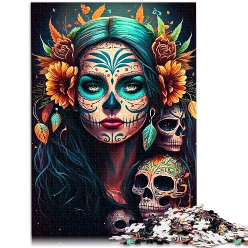 Puzzle mit 1000 Teilen für Erwachsene Fiesta de los Muertos Denkspiel Familienspiel Stressabbau schwierige Herausforderung 50x75cm Puzzle mit 1000 Teilen für Erwachsene Fiesta de los Muertos Denkspiel Familienspiel Stressabbau schwierige Herausforderung 50x75cm von BBVNFLIR