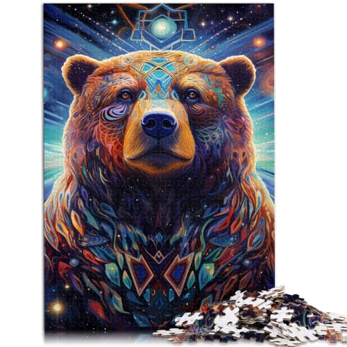 Puzzle mit 1000 Teilen für Erwachsene Kunst Tier Bär Denkspiel Stressabbau schwierige Herausforderung geeignet für Jugendliche ab 14 Jahren 26x38cm Puzzle mit 1000 Teilen für Erwachsene Kunst Tier Bär Denkspiel Stressabbau schwierige Herausforderung geeignet für Jugendliche ab 14 Jahren 26x38cm von BBVNFLIR