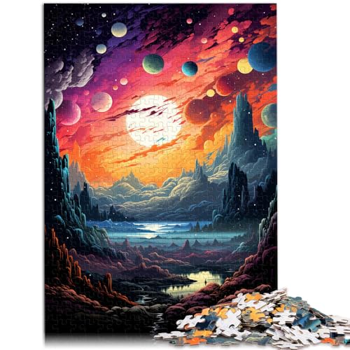 Puzzle mit 1000 Teilen für Erwachsene Planetenlandschaft Denkspiel ganze Familie für Teenager ab 14 Jahren 26x38cm Puzzle mit 1000 Teilen für Erwachsene Planetenlandschaft Denkspiel ganze Familie für Teenager ab 14 Jahren 26x38cm von BBVNFLIR
