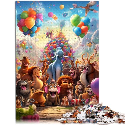 Puzzle mit 1000 Teilen für Erwachsene Tierparty Denkspiel Lernspiel für Geburtstag Weihnachten für Teenager ab 14 Jahren 50x75cm Puzzle mit 1000 Teilen für Erwachsene Tierparty Denkspiel Lernspiel für Geburtstag Weihnachten für Teenager ab 14 Jahren 50x75cm von BBVNFLIR
