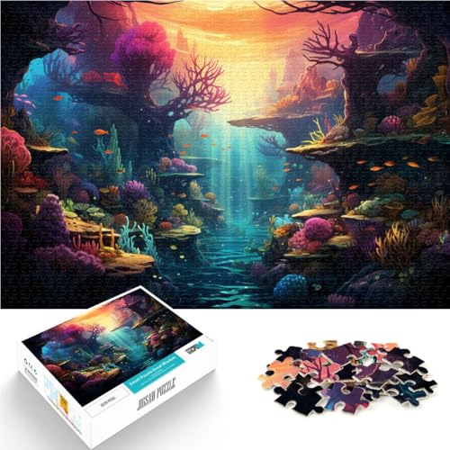 Puzzle mit 1000 Teilen für Erwachsene Unterwasserwelt Denkspiel Herausforderung für die Intelligenz des Gehirns für Teenager ab 14 Jahren 26x38cm Puzzle mit 1000 Teilen für Erwachsene Unterwasserwelt Denkspiel Herausforderung für die Intelligenz des Gehirns für Teenager ab 14 Jahren 26x38cm von BBVNFLIR