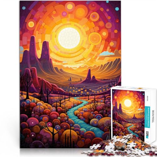 Puzzle mit 1000 Teilen für Erwachsene Wunderschöne Sonnenuntergangslandschaft Denkspiel zum Stressabbau Schwierige Herausforderung für 14-Jährige 26x38cm Puzzle mit 1000 Teilen für Erwachsene Wunderschöne Sonnenuntergangslandschaft Denkspiel zum Stressabbau Schwierige Herausforderung für 14-Jährige 26x38cm von BBVNFLIR