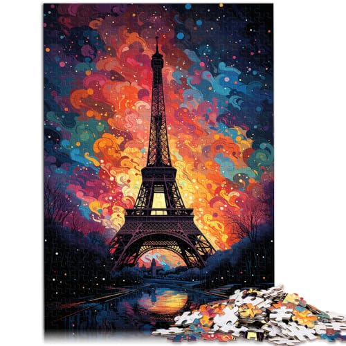 Puzzle mit 1000 Teilen für Erwachsene das Seine-Lernspielzeug mit passendem Poster und Quizblatt für Teenager ab 14 Jahren 50x75cm von BBVNFLIR