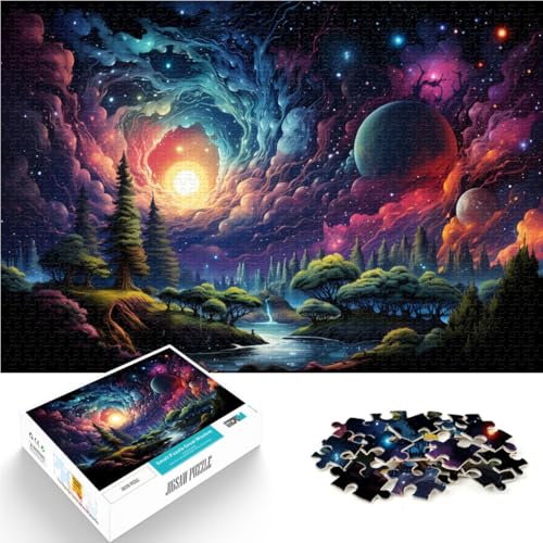 Puzzle mit 1000 Teilen für Erwachsene farbenfrohe Landschaftskunst Lernpuzzle tolles Geschenk geeignet für Teenager ab 14 Jahren 50x75cm Puzzle mit 1000 Teilen für Erwachsene farbenfrohe Landschaftskunst Lernpuzzle tolles Geschenk geeignet für Teenager ab 14 Jahren 50x75cm von BBVNFLIR