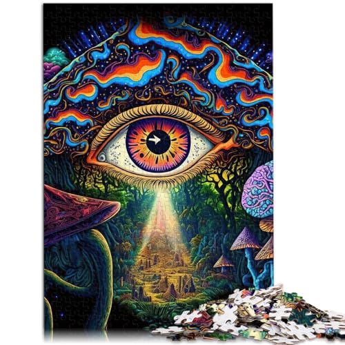 Puzzle mit 1000 Teilen für Erwachsene psychedelisches Denkspiel Spaß bei Aktivitäten zu Hause Geburtstagsgeschenk Reisegeschenk 26x38cm Puzzle mit 1000 Teilen für Erwachsene psychedelisches Denkspiel Spaß bei Aktivitäten zu Hause Geburtstagsgeschenk Reisegeschenk 26x38cm von BBVNFLIR