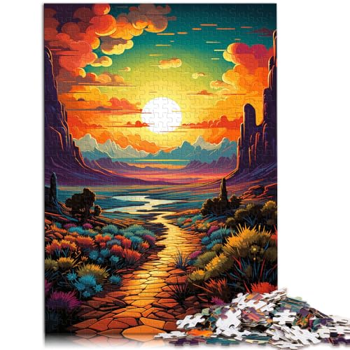 Puzzle für Erwachsene mit 1000 Teilen Wüstensonnenuntergang Denkspiel anspruchsvoll Aber unterhaltsam und humorvoll für 14-Jährige 50x75cm Puzzle für Erwachsene mit 1000 Teilen Wüstensonnenuntergang Denkspiel anspruchsvoll Aber unterhaltsam und humorvoll für 14-Jährige 50x75cm von BBVNFLIR