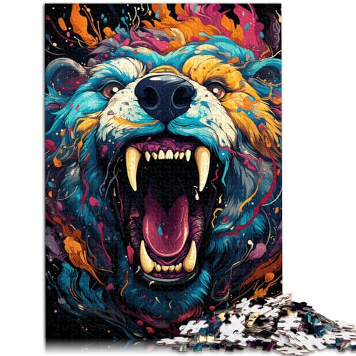 Puzzles für Erwachsene 1000 Teile Bunter exotischer Bär Familienspiel für und Familienspiel Stressabbau Schwierige Herausforderung 26x38cm Puzzles für Erwachsene 1000 Teile Bunter exotischer Bär Familienspiel für und Familienspiel Stressabbau Schwierige Herausforderung 26x38cm von BBVNFLIR