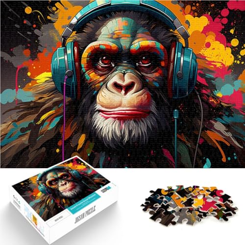Puzzles für Erwachsene 1000 Teile Fantasy DJ Orang-Utan-Spielzeug Denkspiel herausfordernd Aber lustig und humorvoll 26x38cm Puzzles für Erwachsene 1000 Teile Fantasy DJ Orang-Utan-Spielzeug Denkspiel herausfordernd Aber lustig und humorvoll 26x38cm von BBVNFLIR