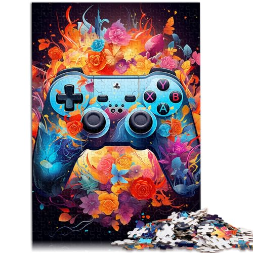 Puzzles für Erwachsene 1000 Teile Gamecontroller Spielzeug Lernspiele Stressabbau Stressabbau für Teenager ab 14 Jahren 50x75cm von BBVNFLIR