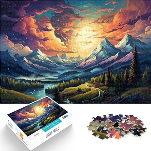 Puzzles für Erwachsene 1000 Teile Landschaftskunst Spielzeug Denkspiel Familienspiel Stressabbau schwierige Herausforderung 50x75cm Puzzles für Erwachsene 1000 Teile Landschaftskunst Spielzeug Denkspiel Familienspiel Stressabbau schwierige Herausforderung 50x75cm von BBVNFLIR