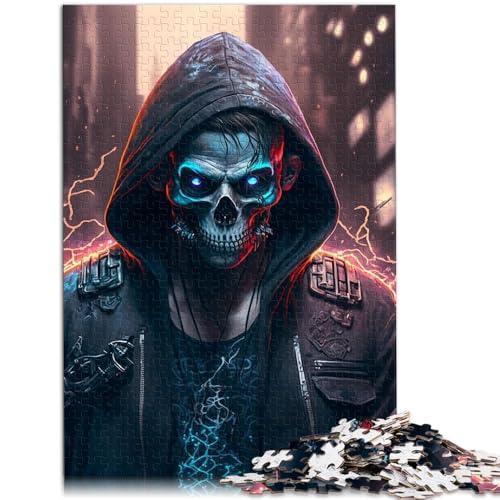 Puzzles für Erwachsene 1000 Teile Skelett-Hacker DIY Puzzle Spielzeug Gehirn Intelligenz Herausforderung süchtig machendes Spielzeug für Teenager ab 14 Jahren 26x38cm von BBVNFLIR