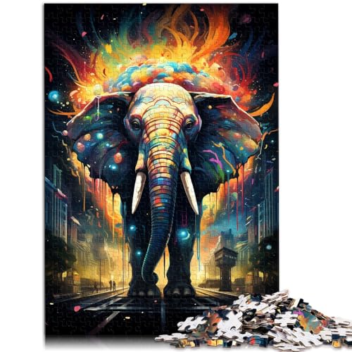 Puzzles für Erwachsene 1000 Teile Sternennachtszene Elefant Spielzeug Lernspiele Stressabbau EIN Kunstwerk 26x38cm Puzzles für Erwachsene 1000 Teile Sternennachtszene Elefant Spielzeug Lernspiele Stressabbau EIN Kunstwerk 26x38cm von BBVNFLIR