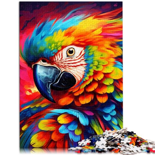 Puzzles für Erwachsene 1000 Teile Tiere Vögel Papageien DIY Puzzle Spielzeug Herausfordernd zu vervollständigen Aber lustig und humorvoll 50x75cm von BBVNFLIR