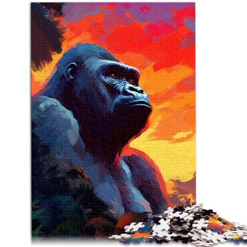 Puzzles für Erwachsene 1000 Teile Wild Spirit Home Lernspiele DIY Spielzeug Lernspiel für Geburtstag Weihnachten 26x38cm von BBVNFLIR