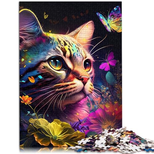 Puzzles für Erwachsene und Jugendliche. Seltsame, farbenfrohe Berggipfel. Lustiges Puzzle für Erwachsene, 1000 Teile, 50 x 75 cm, für Erwachsene und Jugendliche ab 14 Jahren von BBVNFLIR