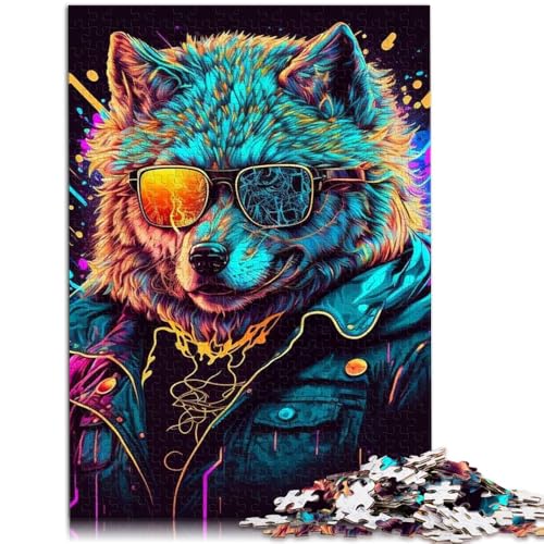 Puzzle für Erwachsene mit 1000 Teilen Das farbenfrohe Wolf-Quizspiel ganze Familie und für Teenager ab 14 Jahren 50x75cm Puzzle für Erwachsene mit 1000 Teilen Das farbenfrohe Wolf-Quizspiel ganze Familie und für Teenager ab 14 Jahren 50x75cm von BBVNFLIR