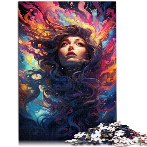Puzzles mit 1000 Teilen für Erwachsene und Frauen Stressabbau-Spielzeug Helfen Sie dem Gehirn süchtig machende Spielzeuge zu trainieren und Geduld zu fördern 26x38cm von BBVNFLIR