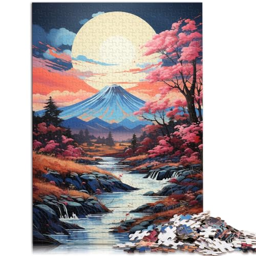 Puzzle für Erwachsene 1000 Teile Japan Berg Fuji Lernpuzzle EIN Kunstwerk für Teenager ab 14 Jahren 50x75cm von BBVNFLIR