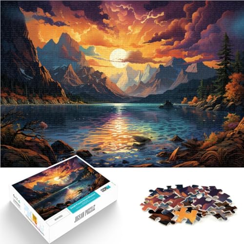 Puzzle für Erwachsene 1000 Teile Landschaftskunst Spiele Spielzeug Geschenk Wanddekoration Einzigartige Geburtstags 50x75cm von BBVNFLIR