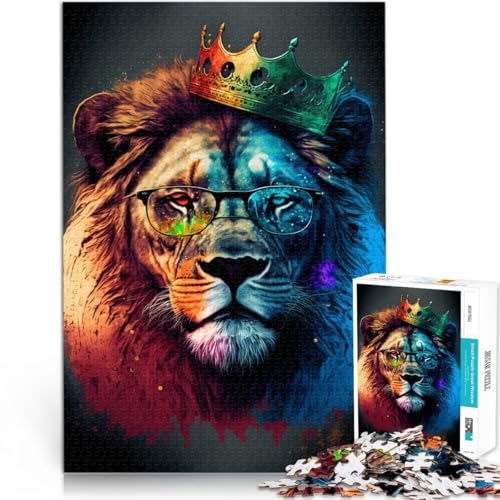 für Erwachsene Puzzle Zebra mit Kopfhörern Puzzle 1000 Teile für Erwachsene und Kinder von 50x75cm Holzpuzzle Geeignet für Erwachsene und Kinder ab 14 Jahren von BBVNFLIR