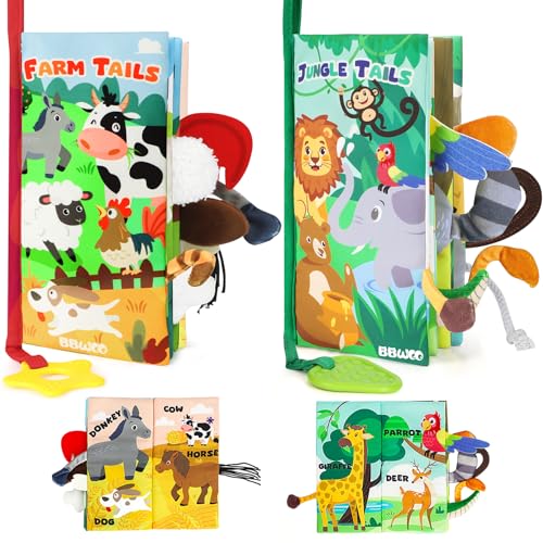 BBWOO Babybuch knisterbuch stoffbuch fühlbuch Baby Buch Baby bücher Kinderwagen Spielzeug, beißring Spielzeug ab 0 3 6 Monate, Quiet Book Geschenk für Jungen Mädche BBWOO Babybuch knisterbuch stoffbuch fühlbuch Baby Buch Baby bücher Kinderwagen Spielzeug, beißring Spielzeug ab 0 3 6 Monate, Quiet Book Geschenk für Jungen Mädche von BBWOO