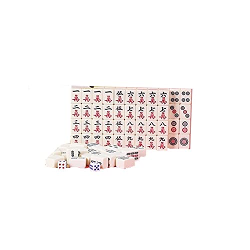 Chinesischer Mahjong süßer chinesischer Mahjong-Anzug, kompakter Reise-Mahjong-Anzug, tragbar, geeignet für Familie und Freunde, interaktive Spiele, komplettes Geschenk/Geburtstag (Farbe: Blau, Größe Chinesischer Mahjong süßer chinesischer Mahjong-Anzug, kompakter Reise-Mahjong-Anzug, tragbar, geeignet für Familie und Freunde, interaktive Spiele, komplettes Geschenk/Geburtstag (Farbe: Blau, Größe von BBZY