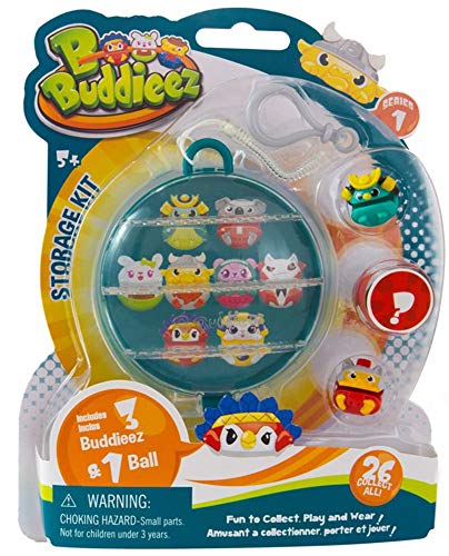 BBuddieez 4838 - Storage Ball und 3 Buddieez, Aufbewahrungsball mit Platz für 8 Buddieez von BBuddieez