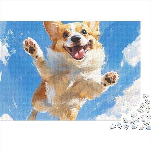Corgi Puzzle 1000 Teile Schwer Puzzle Spielzeug Lernspiel Impossible Herausforderung Spielzeug Für Erwachsene Und Kinder Ab 12 Jahren 1000pcs (75x50cm) von BCAKDBDOE