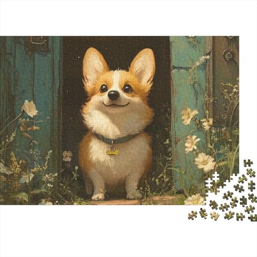 Corgi Puzzle 1000 Teile Schwer Puzzle Spielzeug Lernspiel Impossible Herausforderung Spielzeug Für Erwachsene Und Kinder Ab 12 Jahren 1000pcs (75x50cm) von BCAKDBDOE