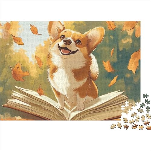Corgi Puzzle 1000 Teile Schwer Puzzle Spielzeug Lernspiel Impossible Herausforderungsspielzeug Für Erwachsene Und Kinder in Bewährter 1000pcs (75x50cm) von BCAKDBDOE