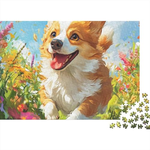 Corgi Puzzles 1000 Teile Schwer Puzzle Spielzeug Lernspiel Impossible Herausforderung Spielzeug Für Erwachsene Und Kinder Ab 12 Jahren 1000pcs (75x50cm) von BCAKDBDOE
