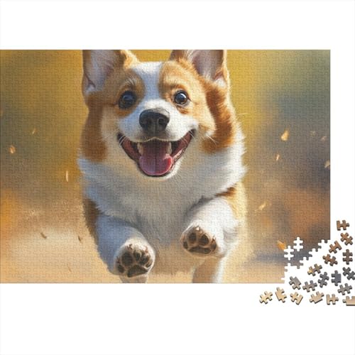 Corgi Puzzles 1000 Teile Schwer Puzzle Spielzeug Lernspiel Impossible Herausforderungsspielzeug Für Erwachsene Und Kinder Ab 12 Jahren 1000pcs (75x50cm) von BCAKDBDOE
