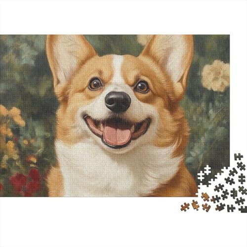 Corgi Puzzles 1000 Teile Schwer Puzzle Spielzeug Pädagogisches Spiel Impossible Herausforderungsspielzeug Für Erwachsene Und Kinder in Bewährter 1000pcs (75x50cm) von BCAKDBDOE