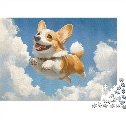 Corgi Puzzles 1000-teilige Schwer Puzzle Spielzeug Lernspiel Impossible Herausforderungsspielzeug Für Erwachsene Und Kinder in Bewährter 1000pcs (75x50cm) von BCAKDBDOE